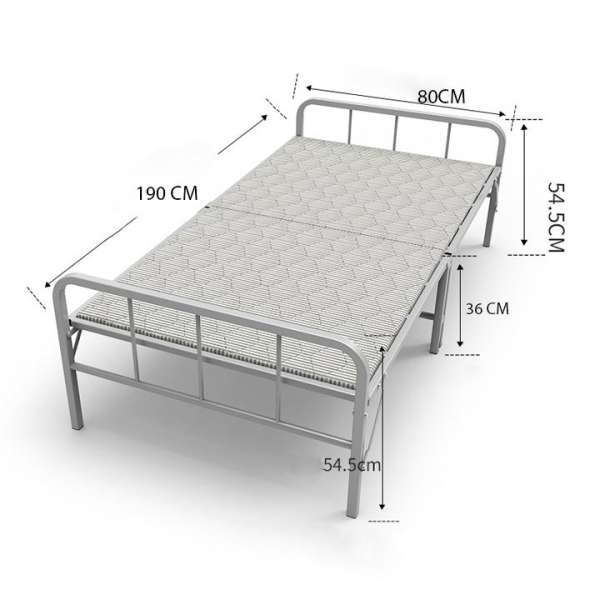 Giường gấp gọn cỡ lớn cao cấp 190x80cm và 190x120cm