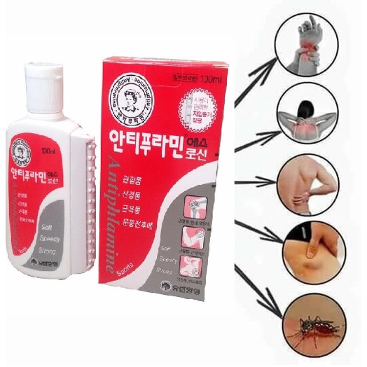 Dầu Nóng Xoa Bóp Antiphlamine Hàn Quốc -100ml