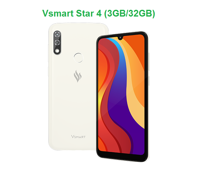 Điện thoại Vsmart Star 4 (3GB/32GB) - Bảo hành 18 tháng