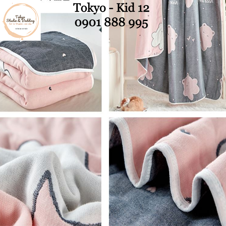 Mẫu 25_Chăn Xô Organic Cotton Dòng Phổ Thông/Basic