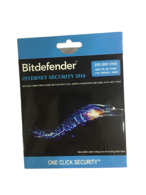 Bảng giá Phần mềm diệt virus Bitdefender Internet Security (1 PC/1 năm) Phong Vũ
