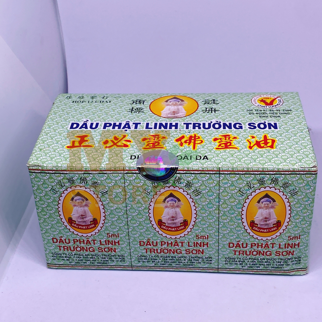(Chính Hãng) Dầu Gió Phật Linh Trường Sơn Loại Lớn 5ml