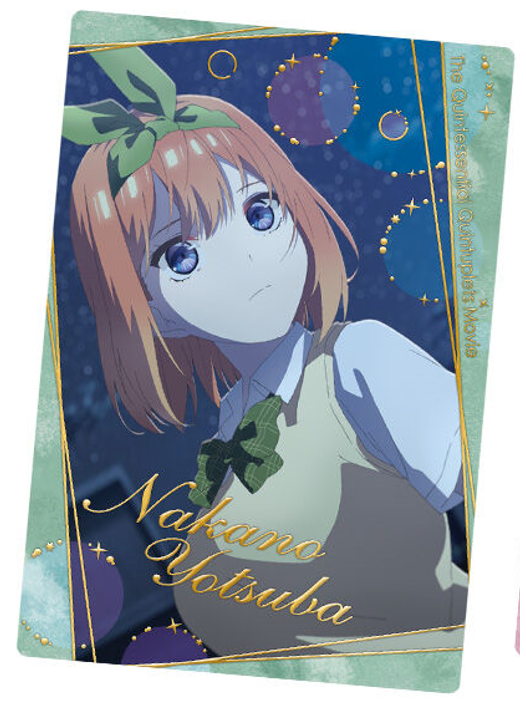 Card nhân phẩm wafer gotoubun no hanayome the movie 1 set - bandai