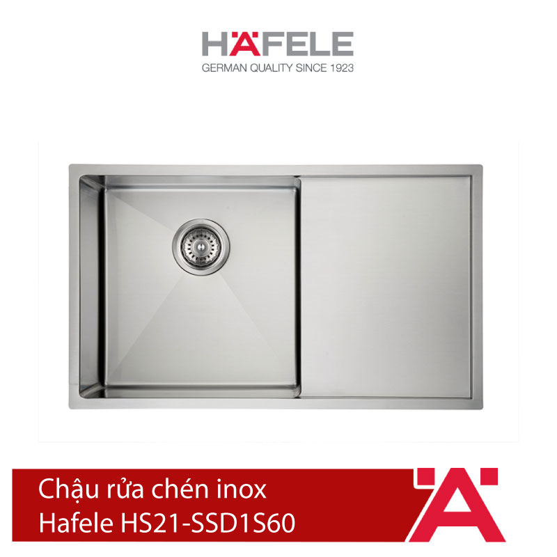 [New] Chậu rửa chén inox Hafele HS21-SSD1S60 567.94.010