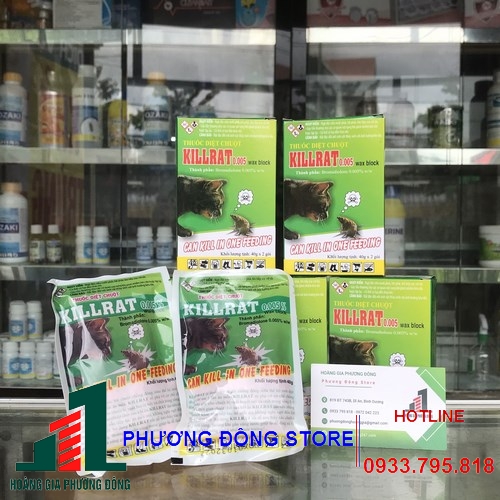 Thuốc diệt chuột dạng cốm hiệu quả Killrat - gói 40g
