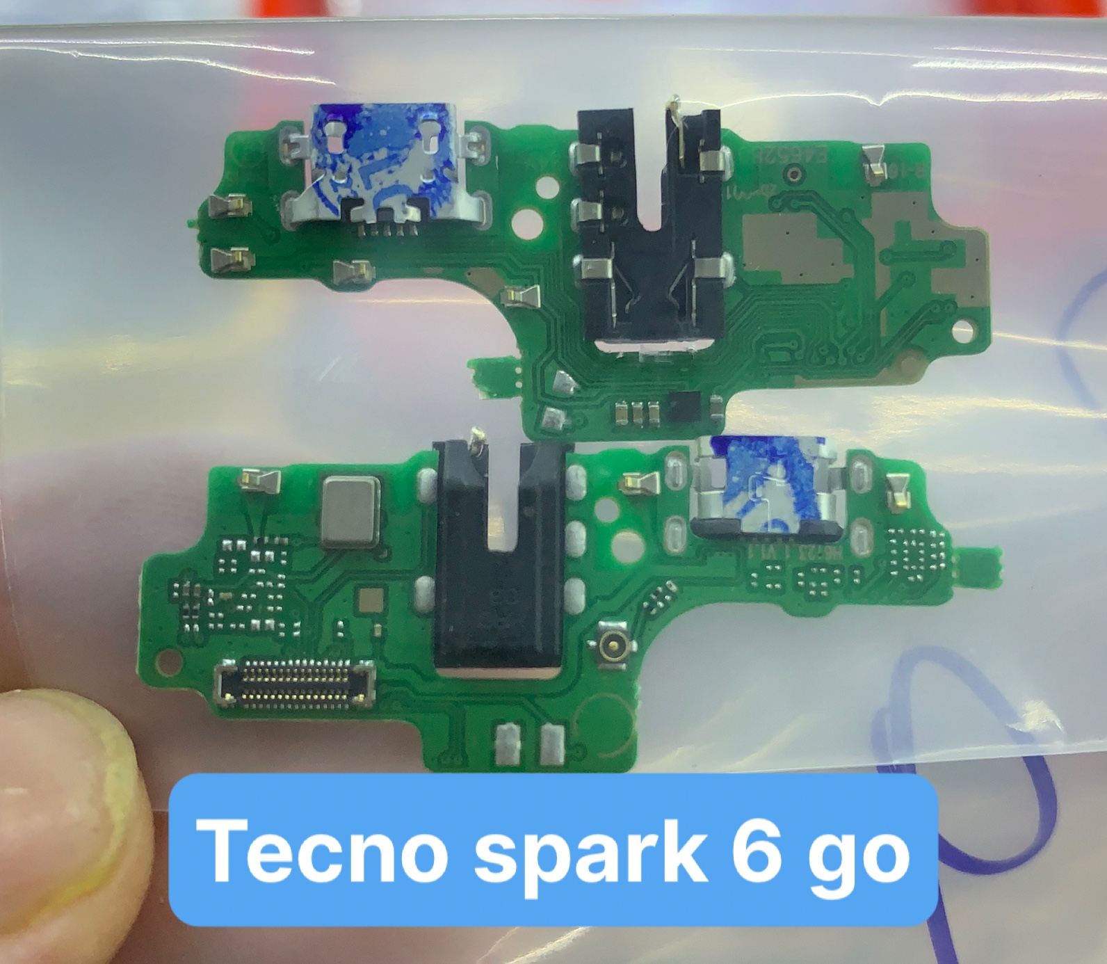 Bo sạc, chân sạc zin Tecno Spark 6 Go