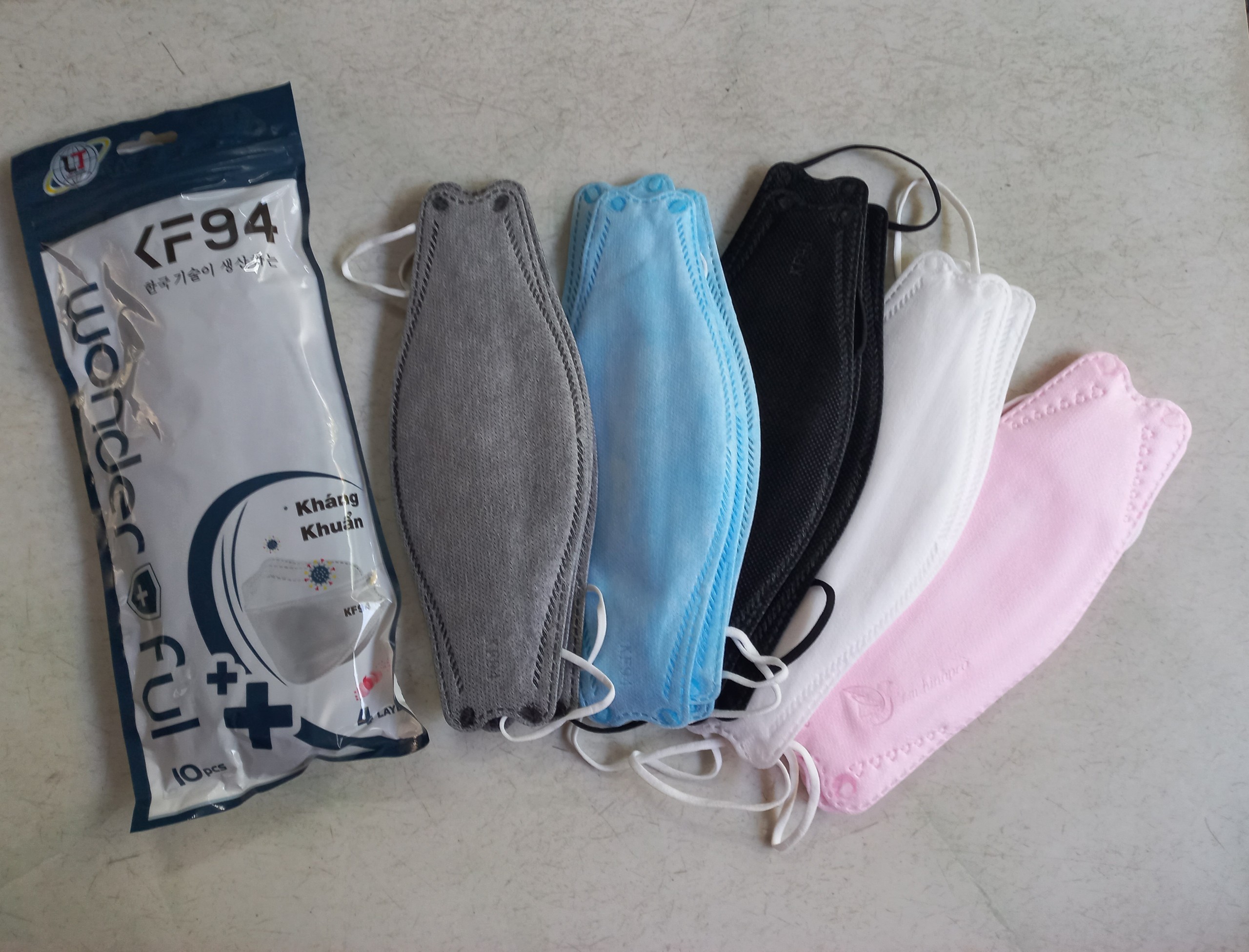 Khẩu trang 4 lớp 4D Mask KF94 - Bịch 10 cái