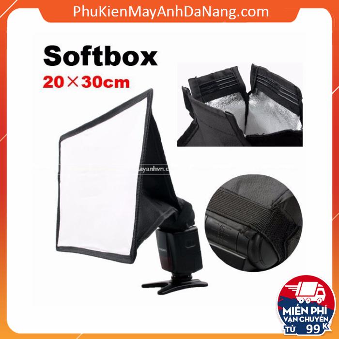 Tản Sáng Khung Softbox 20x30cm Dành Cho Đèn Flash