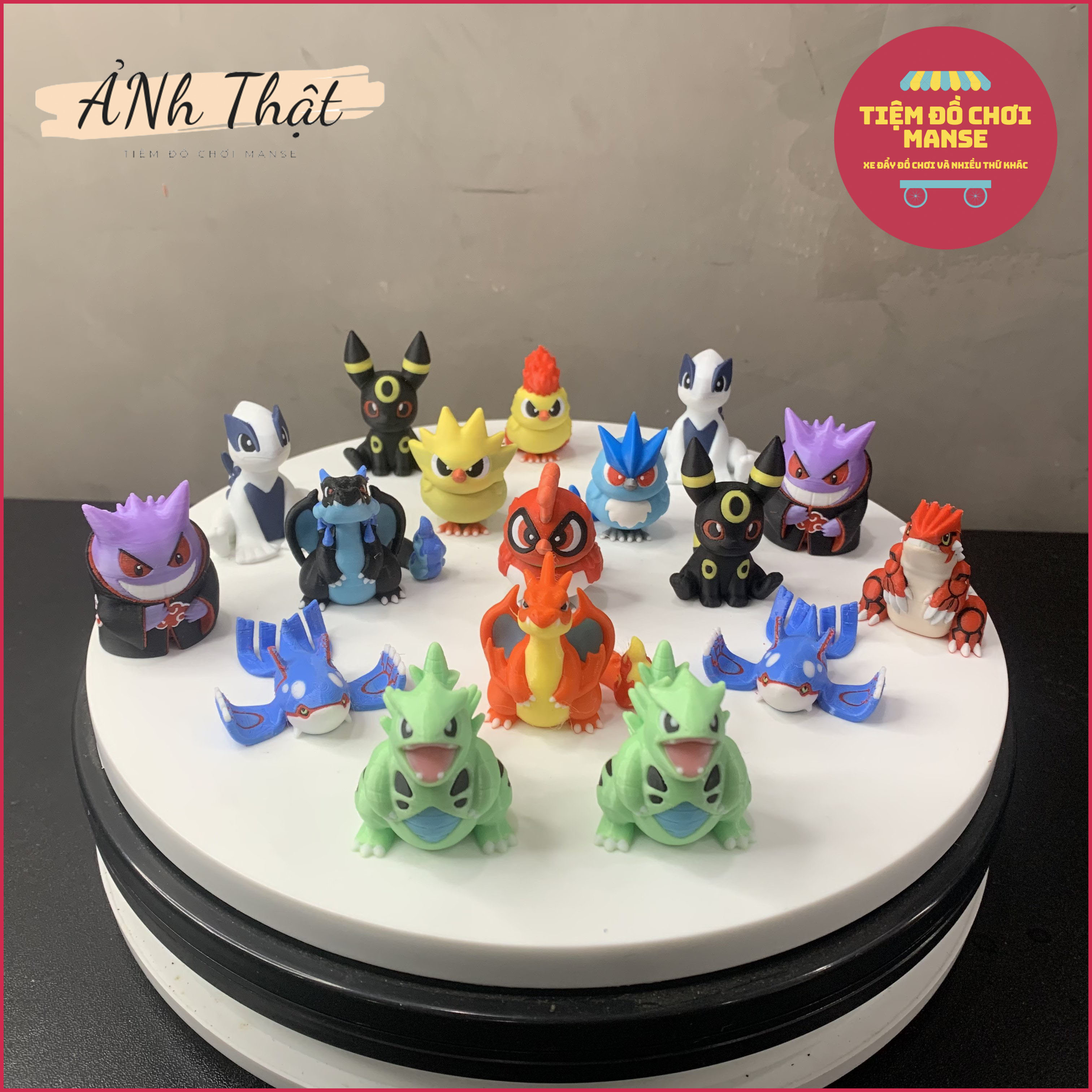 [ Thiết Kế Độc Quyền ] Mô hình Các Pokemon Mega Charizard, Charmander, Charmeleon, Tyranitar, Dragonite - Không Đụng Hàng