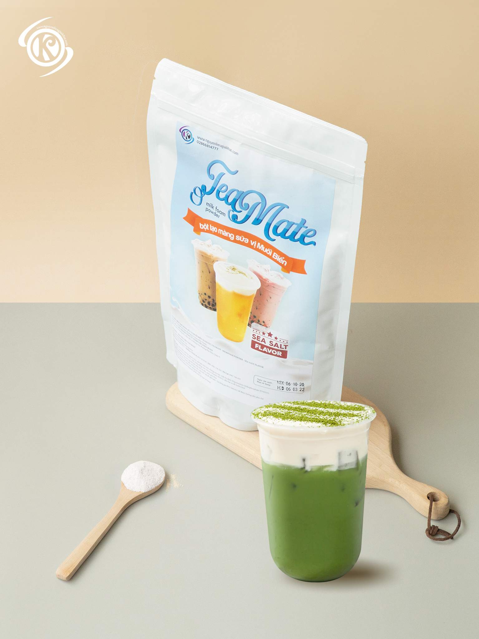 Bột tạo milkfoam vị Muối Biển - Teamate
