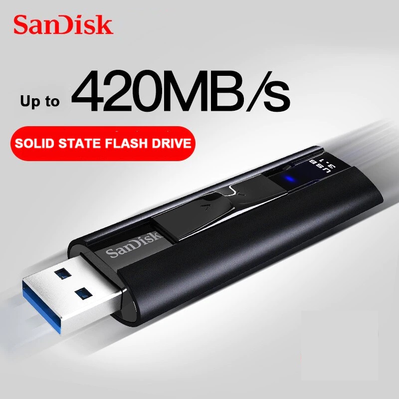 USB 3.1 Flash Drive Sandisk Extreme Pro CZ880 128GB