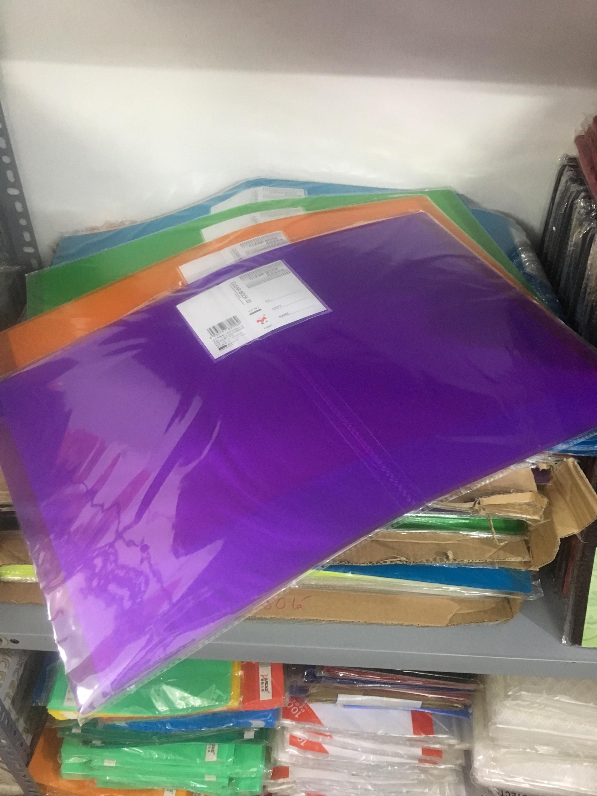 BÌA NHỰA 20/40/60/80 LÁ