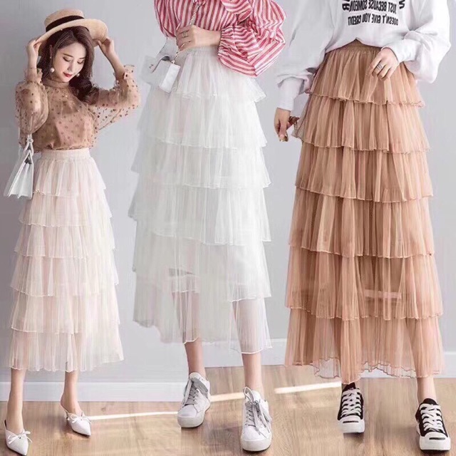 Sẵn size 6-40kg] Váy đầm xoè công chúa thiết kế cho bé gái siêu nhiều tầng  bồng bềnh trắng – Tuna House For Princess – Tuna House For Princess