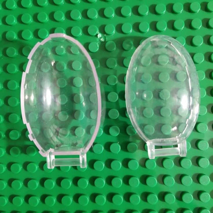 Một Tấm Kính Cong Hình Elip 4x6 NO.498 - Phụ Kiện MOC Tương Thích 87752