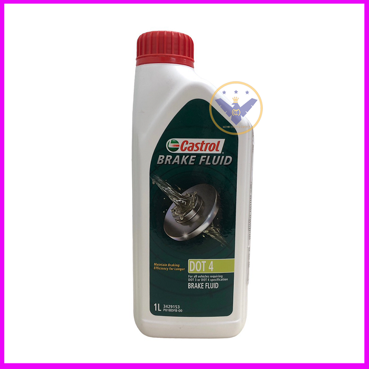 Dầu phanh, dầu thắng xe ô tô cao cấp Castrol Brake Fluid Dot 4 Lon 1L