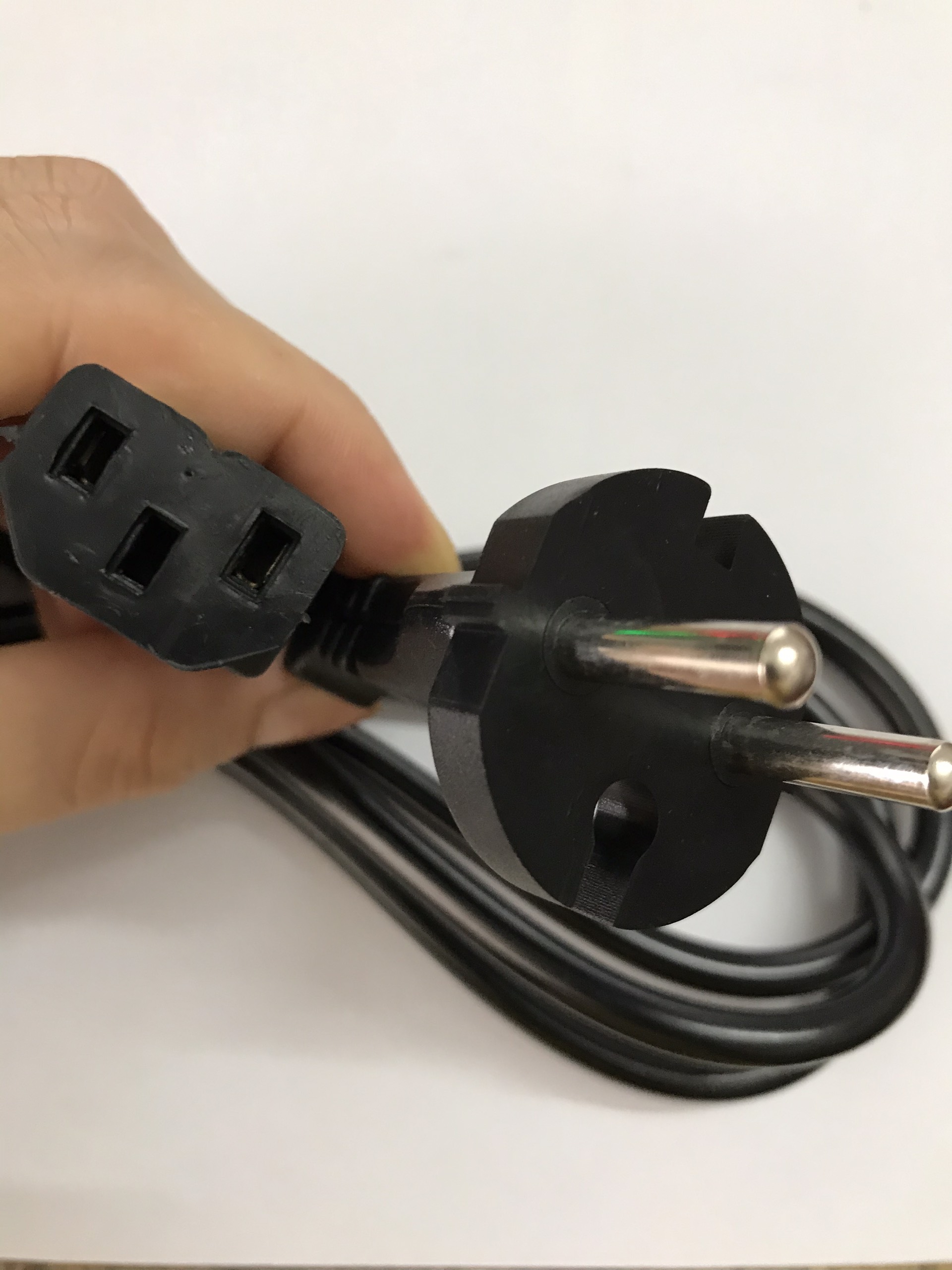 Dây nguồn dùng cho nồi cơm điện, ấm siêu sắc thuốc (Đen) dài 2m