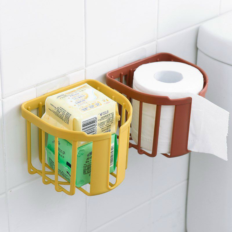 ⛔GIADUNGHOALONG⛔ Giỏ đựng giấy vệ sinh cao cấp (TẶNG MIẾNG DÁN)