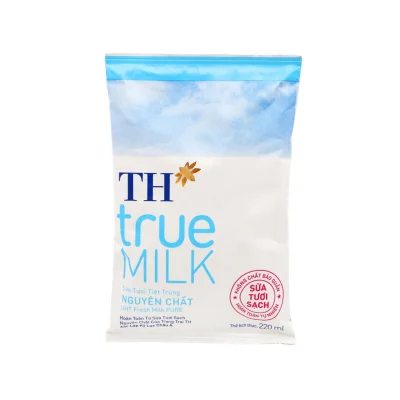 Sữa tươi TH TRUE MILK bịch 220ml
