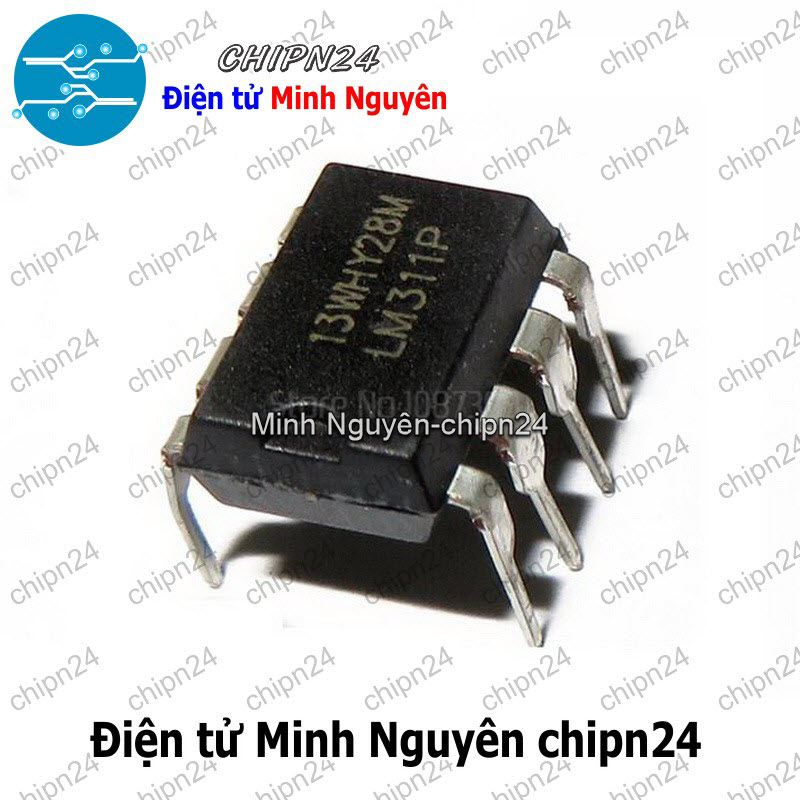 [2 con] (DIP) IC LM311 DIP-8 (LM311P LM311N) (IC so sánh Analog) - HH003969