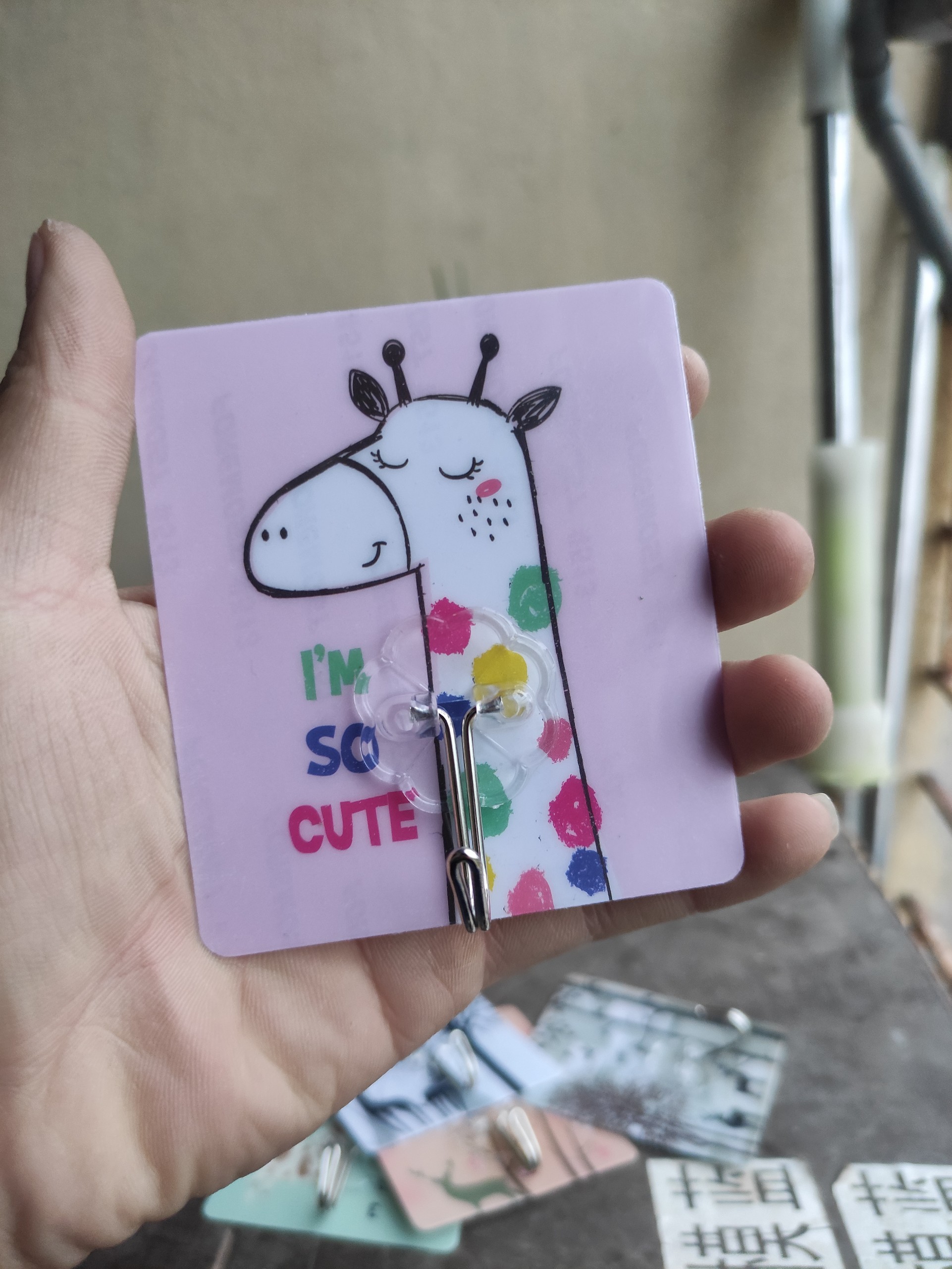Combo 20 móc dán tường in hình 3D siêu bền chắc cute