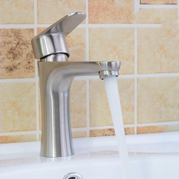 Vòi lavabo nóng lạnh inox 304 cao cấp