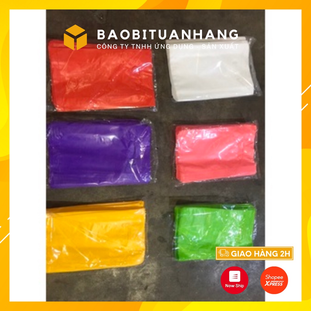 [1kg ] Túi nilon xách HD đục lỗ quả thận.