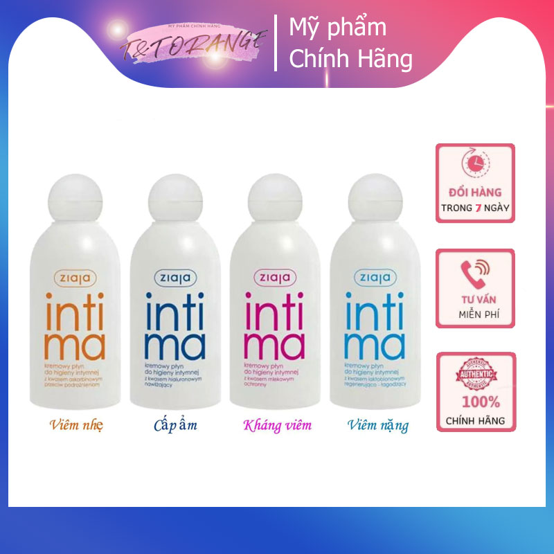 [ Freeship- Chính Hãng] Dung dịch vệ sinh phụ nữ Intima Ziaja 200ml Ba Lan