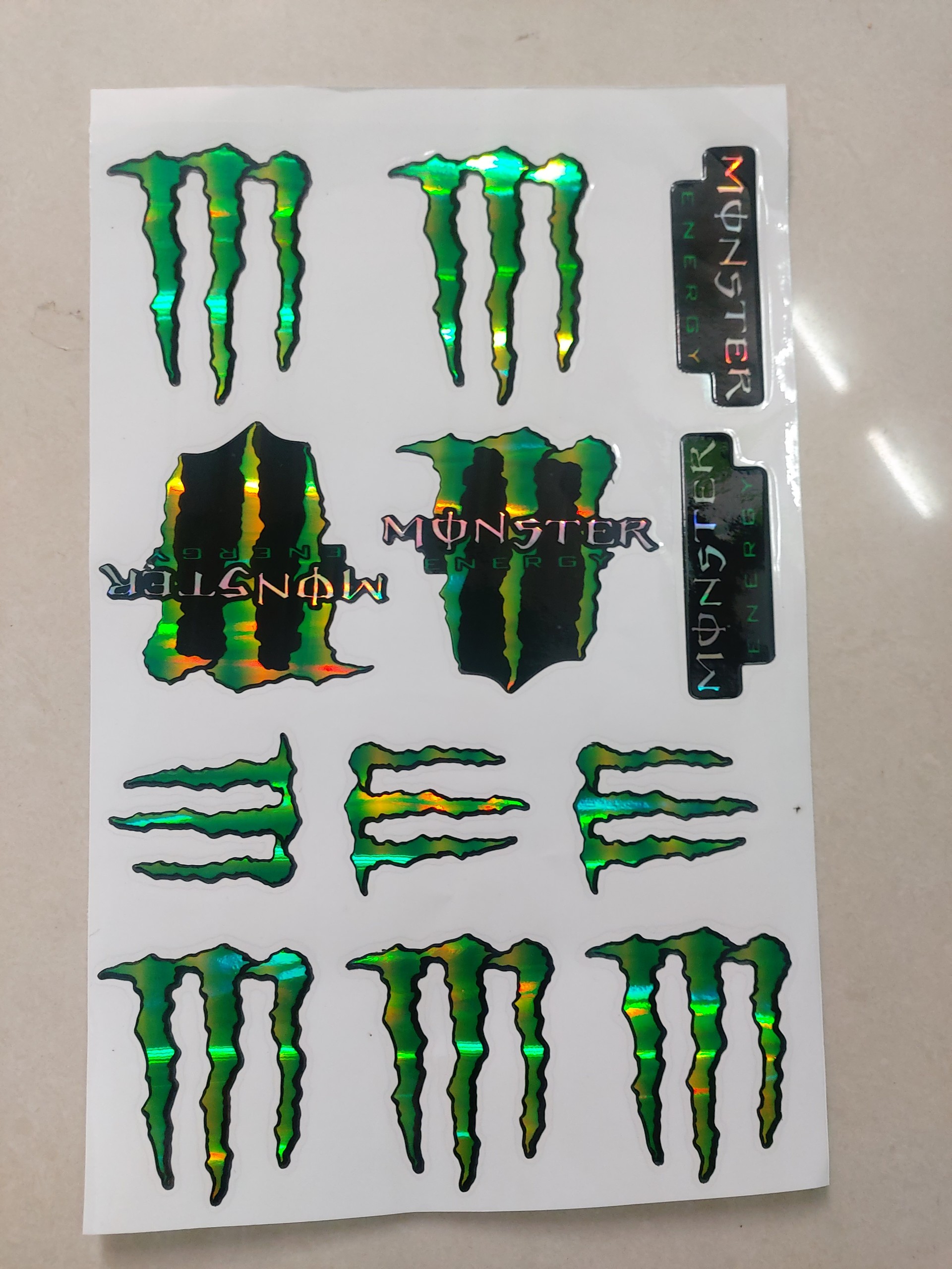 Tem logo monter 7 màu trọn bộ
