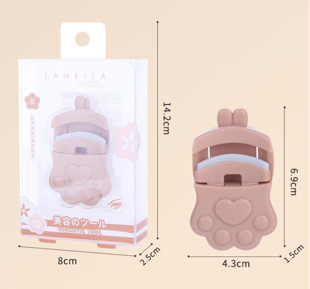 [HCM]Kẹp Bấm Mi Nhựa Mini Cao Cấp Tai Gấu - kireicos