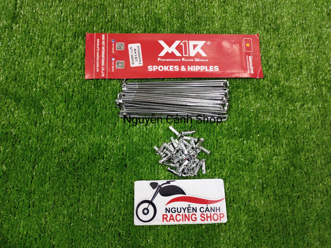 1 Bánh căm X1R 149-157-184 căm mạ crom