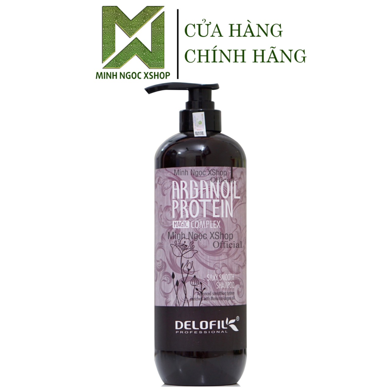 Dầu gội xả mềm mượt chống gàu Delofil Silky Smooth 800ML chính hãng