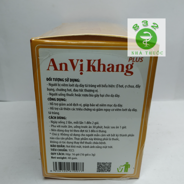 An Vị Khang Plus hộp 16 gói