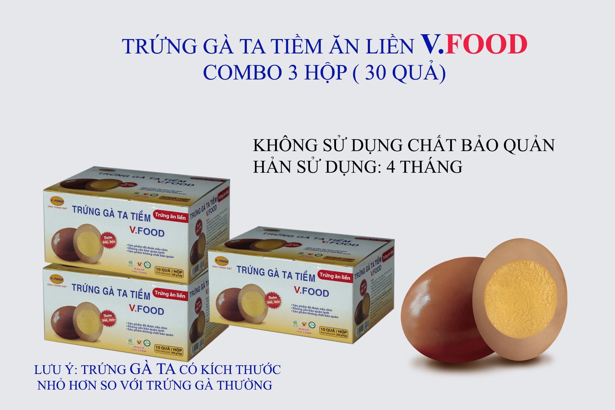 COMBO 3 HỘP GÀ TA TIỀM ( giao toàn quốc)