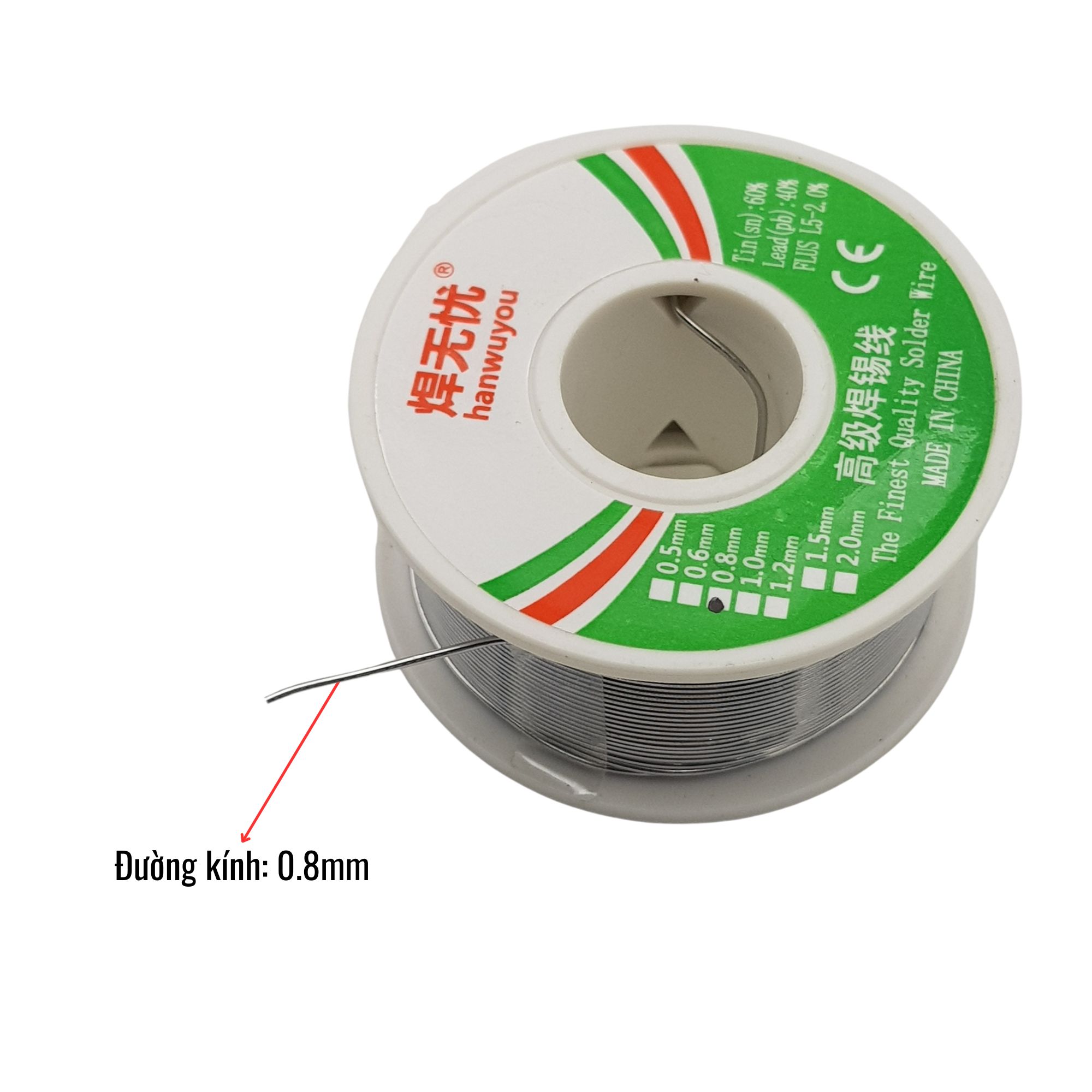 Thiếc hàn 0.8 (50gram)