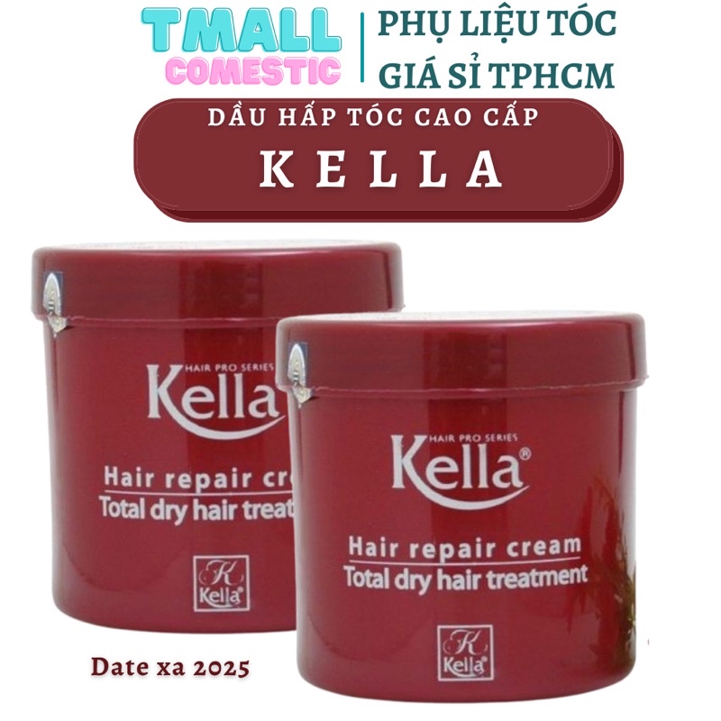 Dầu hấp tóc cao cấp kella 500ml. suôn mềm bóng mượt date xa 2026