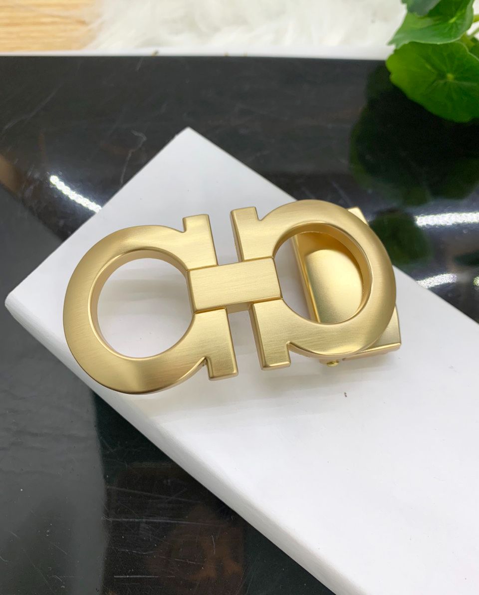 Mặt thắt lưng chữ A bấm lỗ cao cấp dùng cho dây 3,2cm