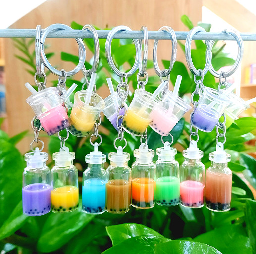 [HCM]Móc khóa ly trà sữa trân châu