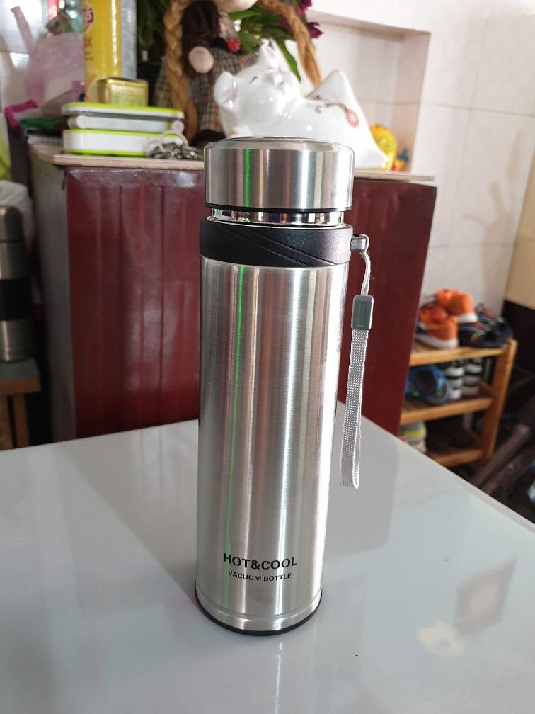 Bình nước giữ nhiệt INOX Hot&Cool 2 lớp cao cấp 600ml