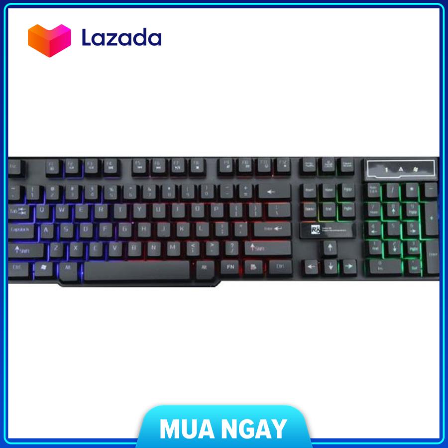[HCM]Bàn phím led đa màu R8 1822 cam kết hàng đúng mô tả chất lượng đảm bảo xin vui lòng inbox cho shop để được tư vấn thêm