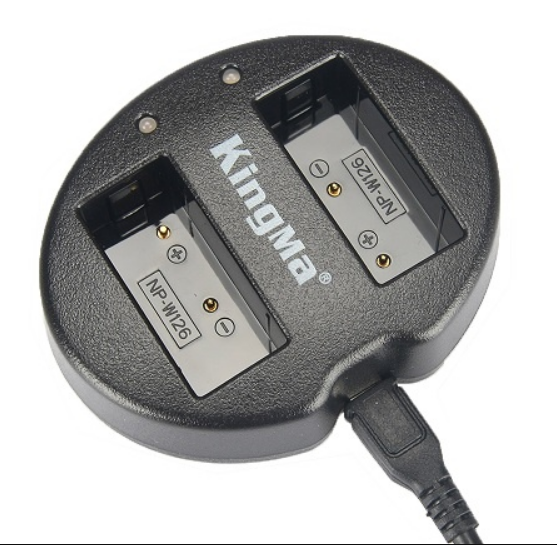 Bộ 2 pin 1 sạc đôi Kingma NP-W126