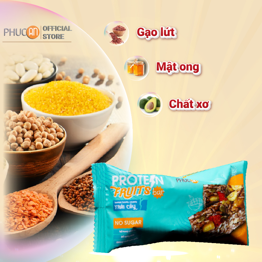 Combo 3 Hộp Thanh ngũ cốc Phúc An đủ vị