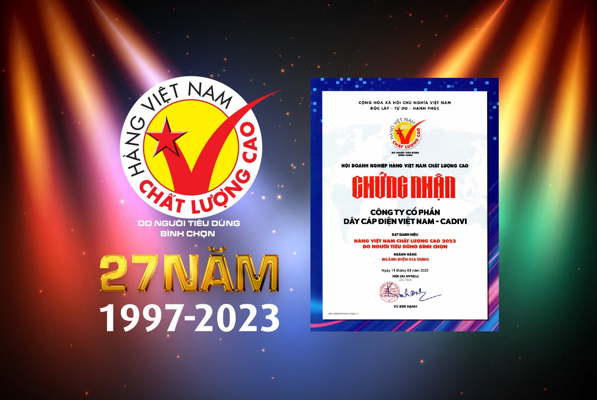 Dây điện đơn CADIVI CV 1.5 - CV 2.5