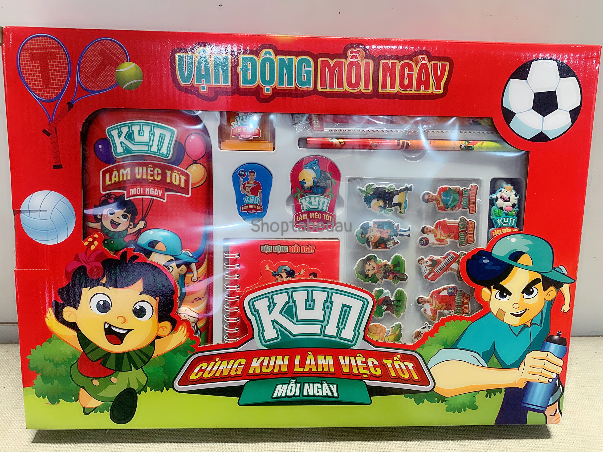 Bộ dụng Cụ Học Tập Kun 9 Món (Hàng Quà Tặng)