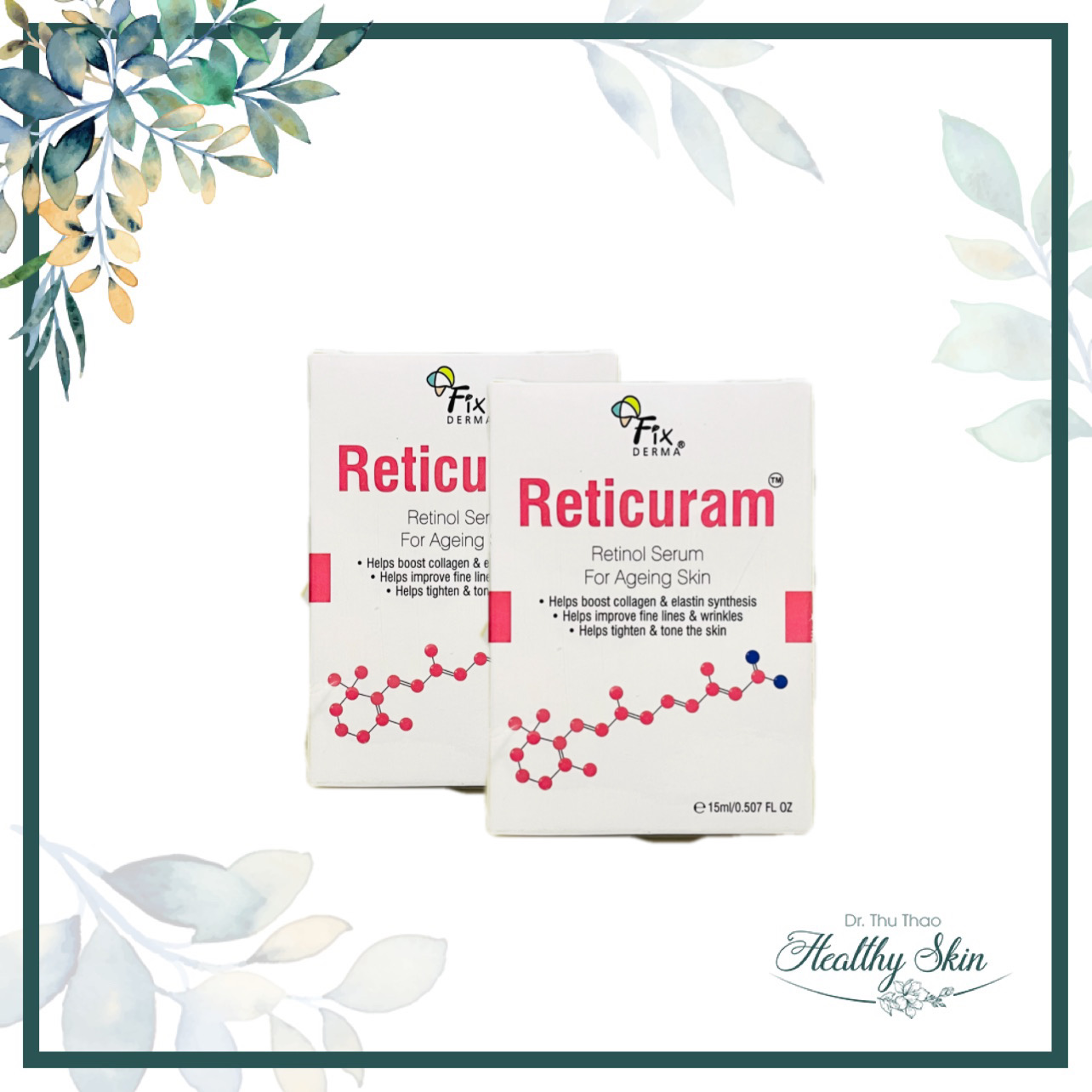[15mL] SERUM TRẺ HOÁ DA FIXDERMA RETICURAM (RETINOL)