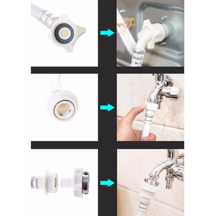 Dây cấp nước máy giặt đa năng loại 1.5m siêu bền