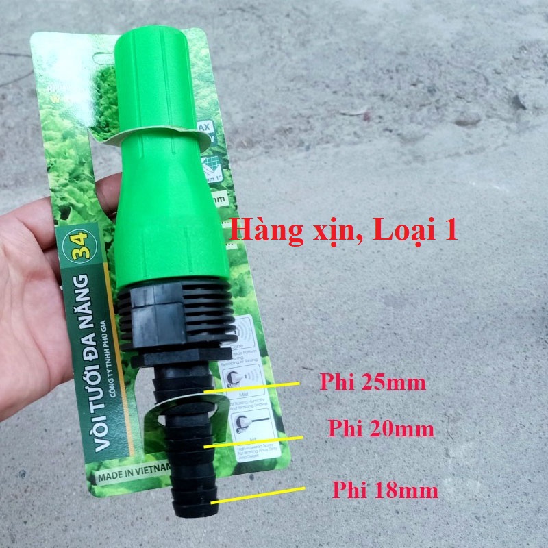 Vòi tưới cây đa năng,đầu vòi tưới cây đa năng ,tưới hoa lan đa năng , xịt rửa xe.
