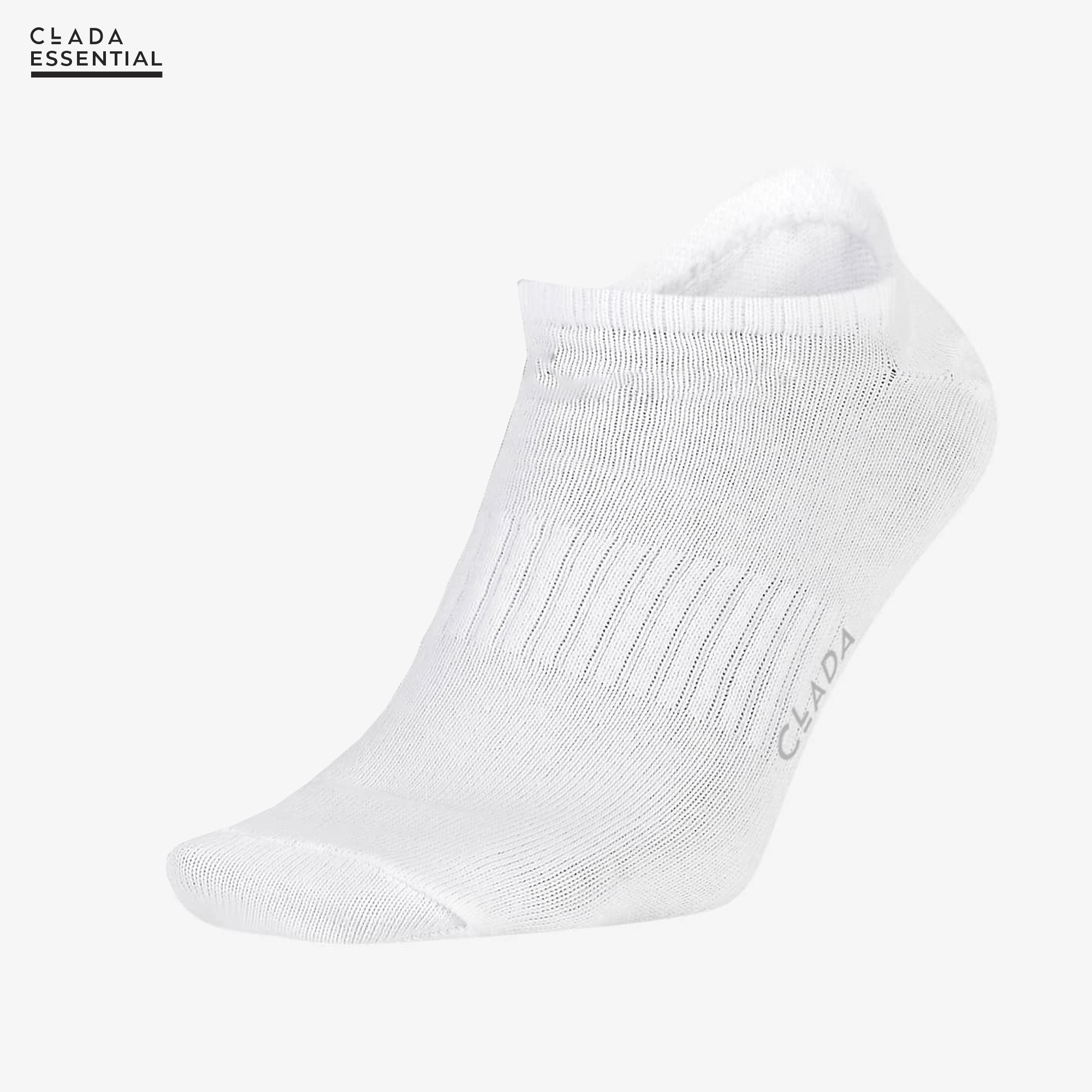Tất Lười Cotton CLADA Essential - Trắng