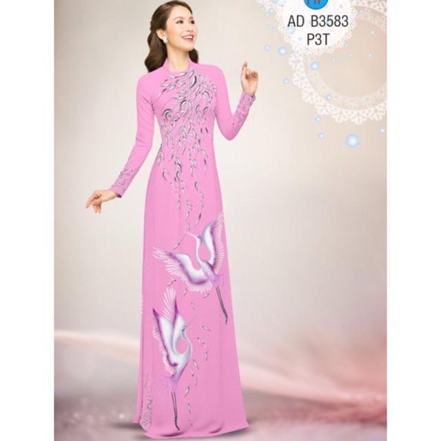 [HCM]Vải áo dài con hạc