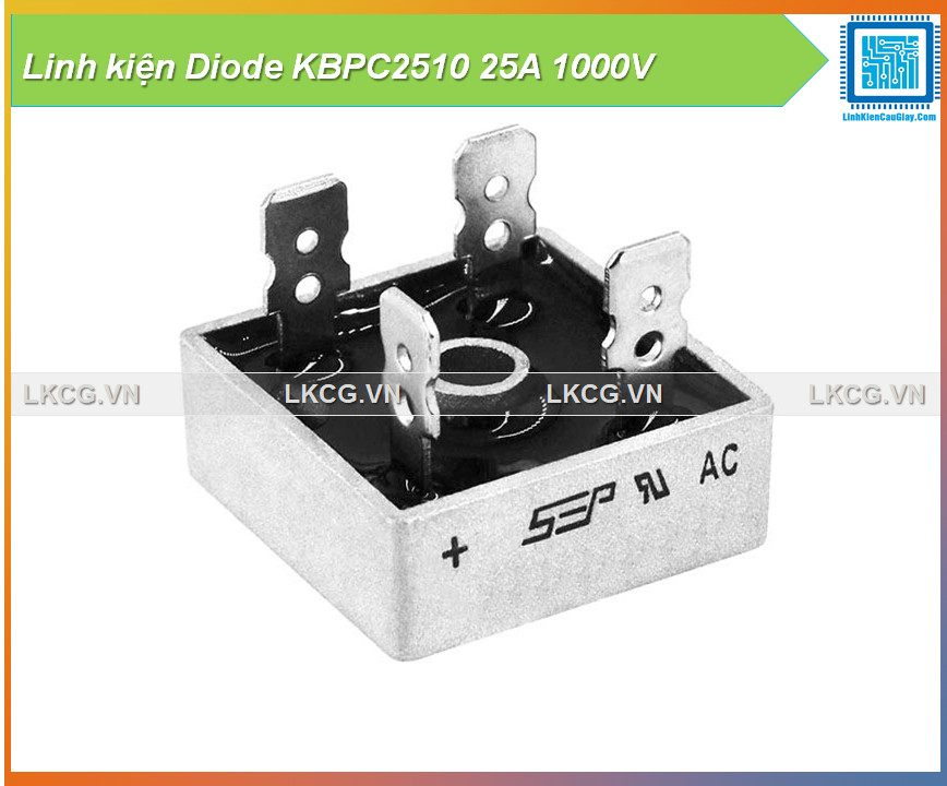 Linh kiện Diode KBPC2510 25A 1000V