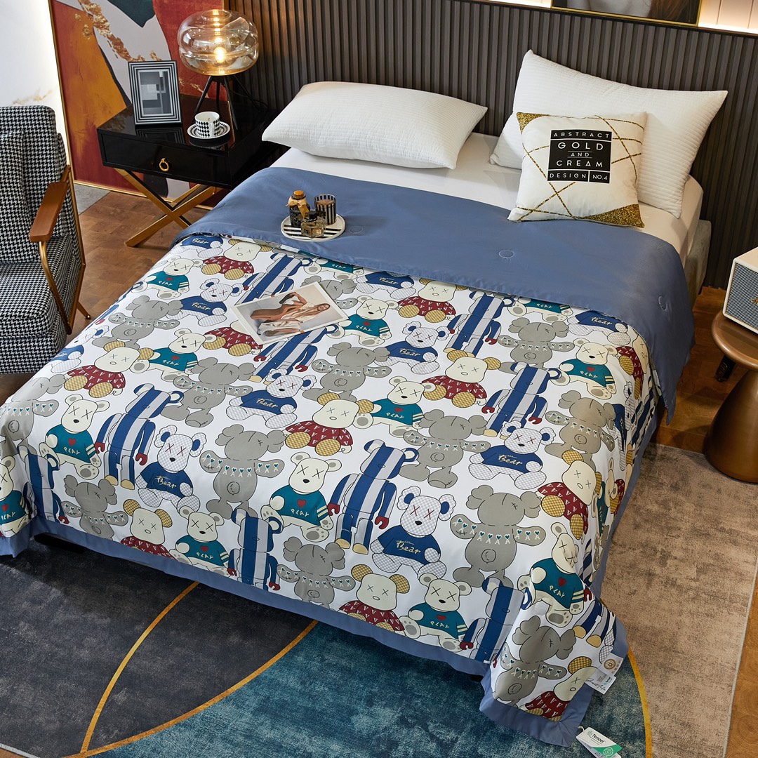 chăn hè,mền lụa thái trần bông cao cấp mềm mại thoáng mát,size 2mx2m3